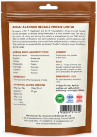 Arrow Root Powder – 50gm / Aaroroot Podi - Image 2
