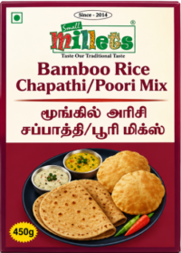 Small Millets Bamboo Rice Chapathi & Poori Mix – 450g / Instant Mix