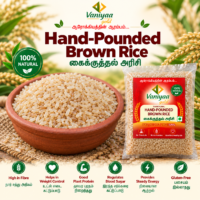 KAIKUTHAL RICE – HAND-POUNDED BROWN RICE