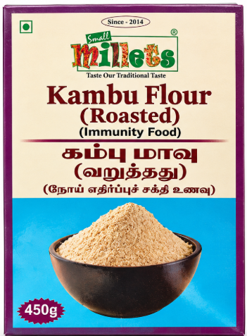 KAMBU 1 Small Millets Kambu Flour (Roasted) – 450g / Pearl Millet Flour - Image 1