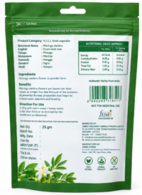 Murungai Poo Podi – Moringa Flower Powder 25g - Image 2