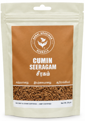 cuminseeragam1 Cumin Seed Powder – 50gm / Seeraga Podi - Image 1
