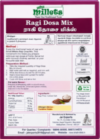 Small Millets Ragi Dosa Mix – 450g - Image 2