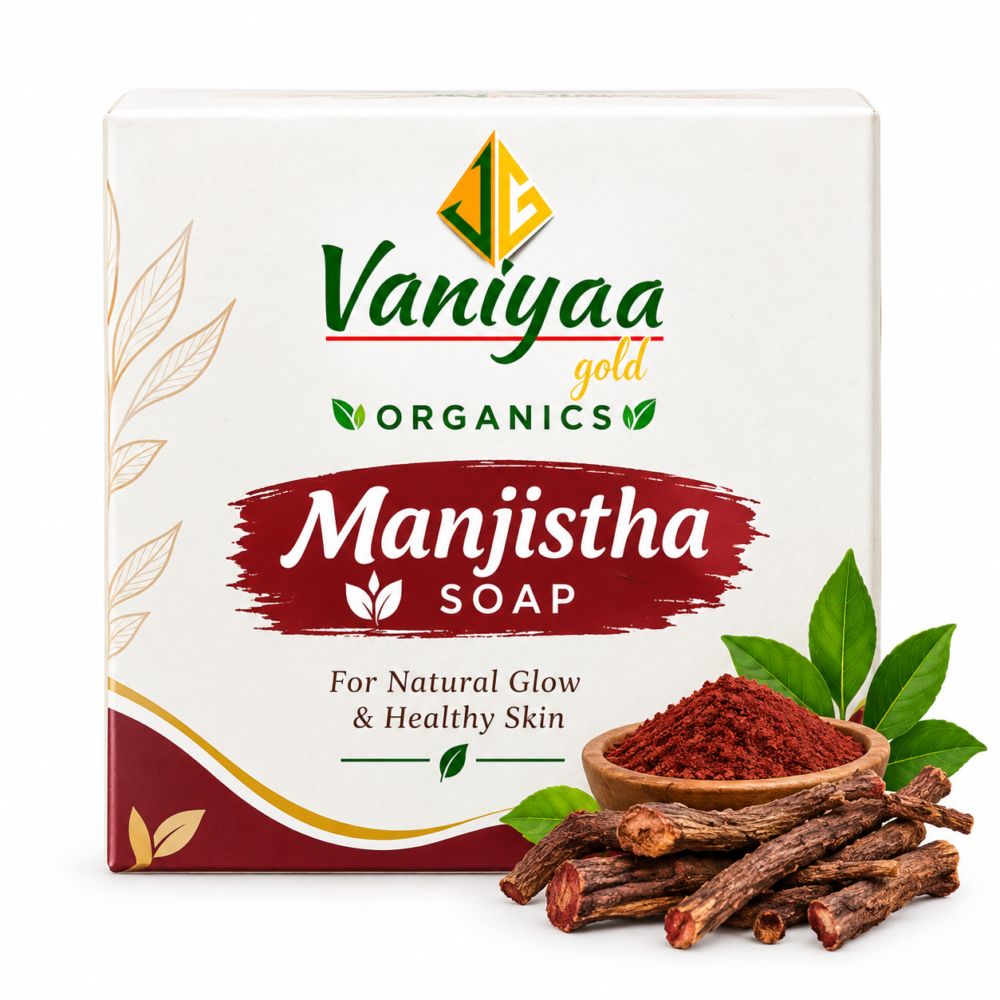 manjistha soap Manjistha Soap – 100gm - Image 1