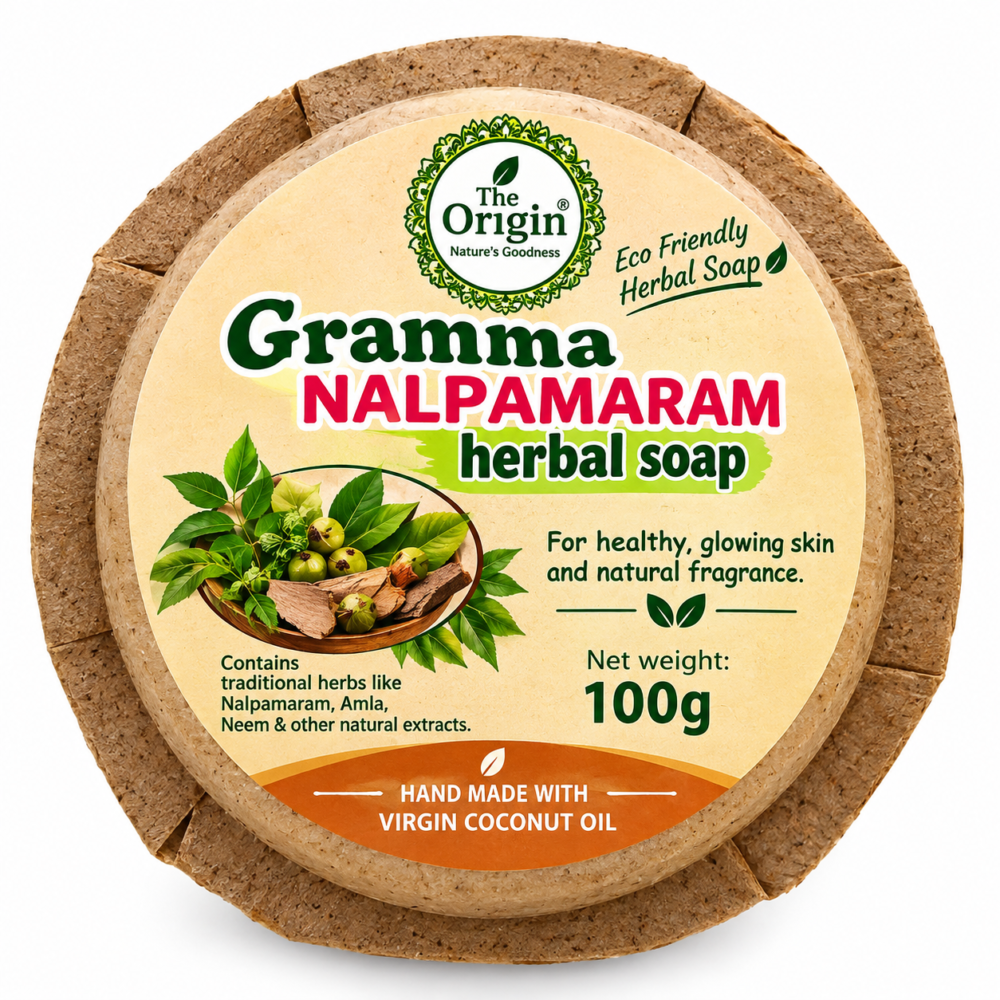 nalpamaram soap Gramma Nalpamaram Herbal Soap – 100gm - Image 1