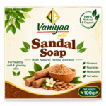 Vaniyaa Organics Sandal Soap – 100gm