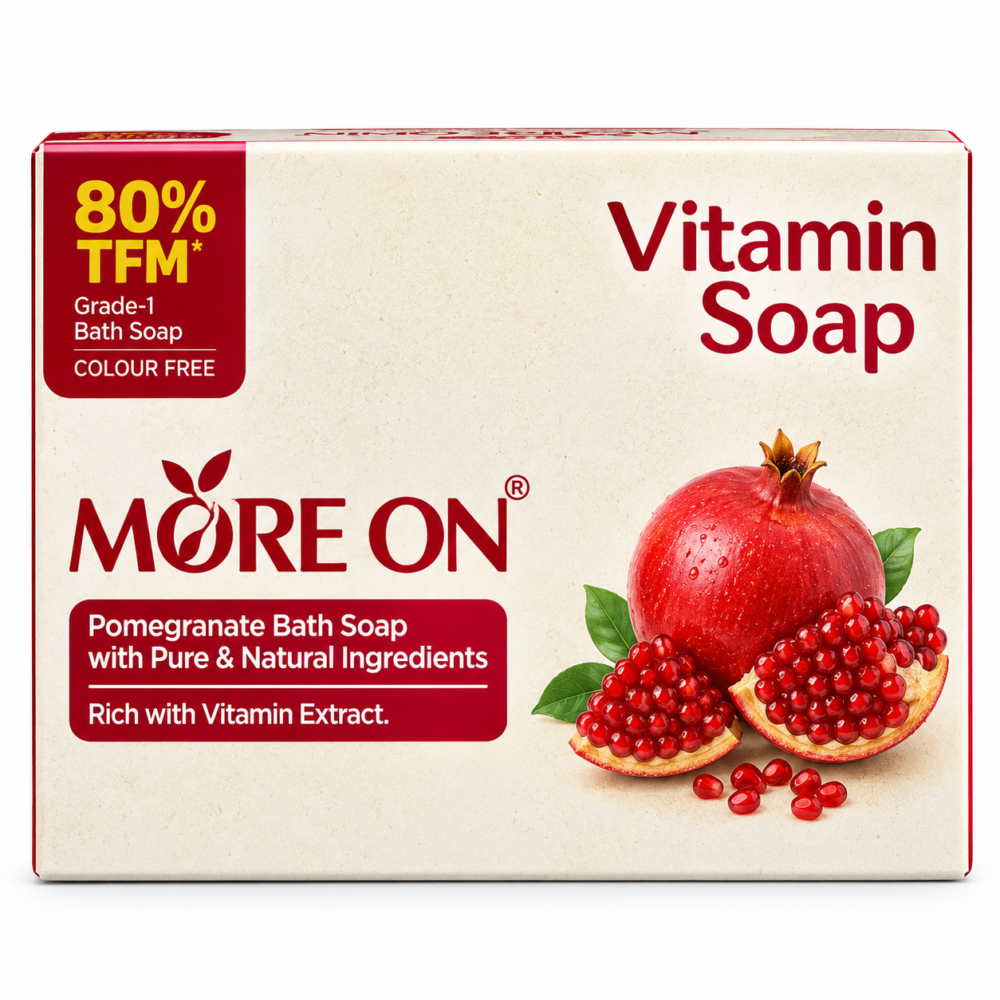 vitamin soap Vitamin Soap – Pomegranate Bath Soap - Image 1